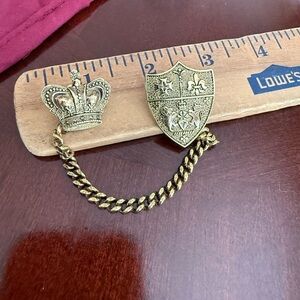 Vintage Coat of arms pin